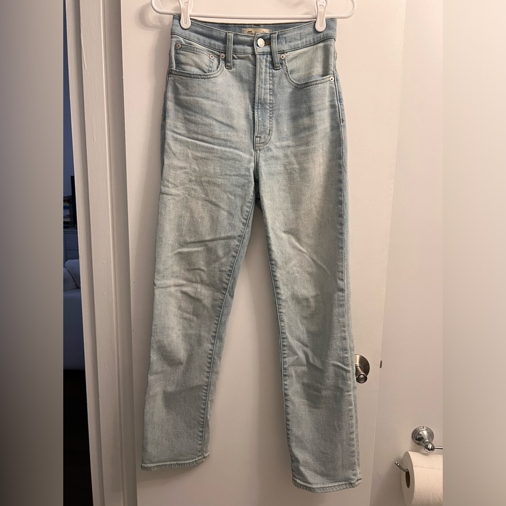 Madewell perfect vintage straight leg sz 25